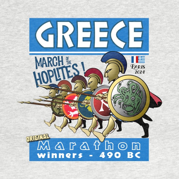 Greece - Olympics 2024 - March of the Hoplites! by Lancaster